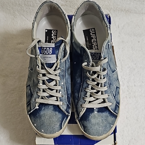 Men's Blue Sneakers - Picture 2 of 4